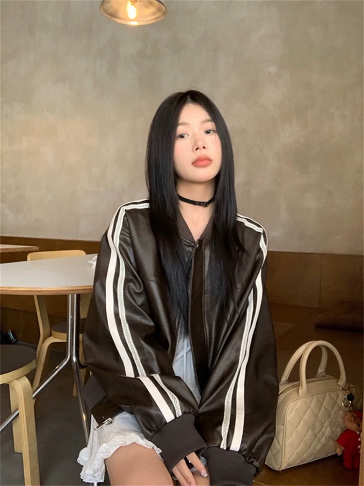 Set the tone leather jacket LJ119 image