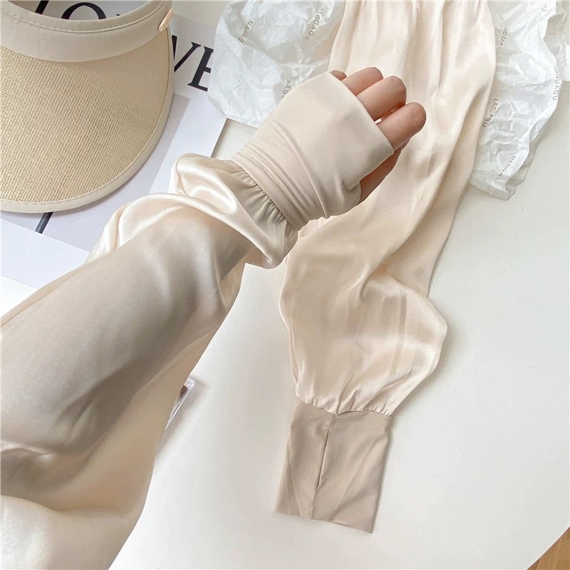 Modern girl silk sleeves AC168 image