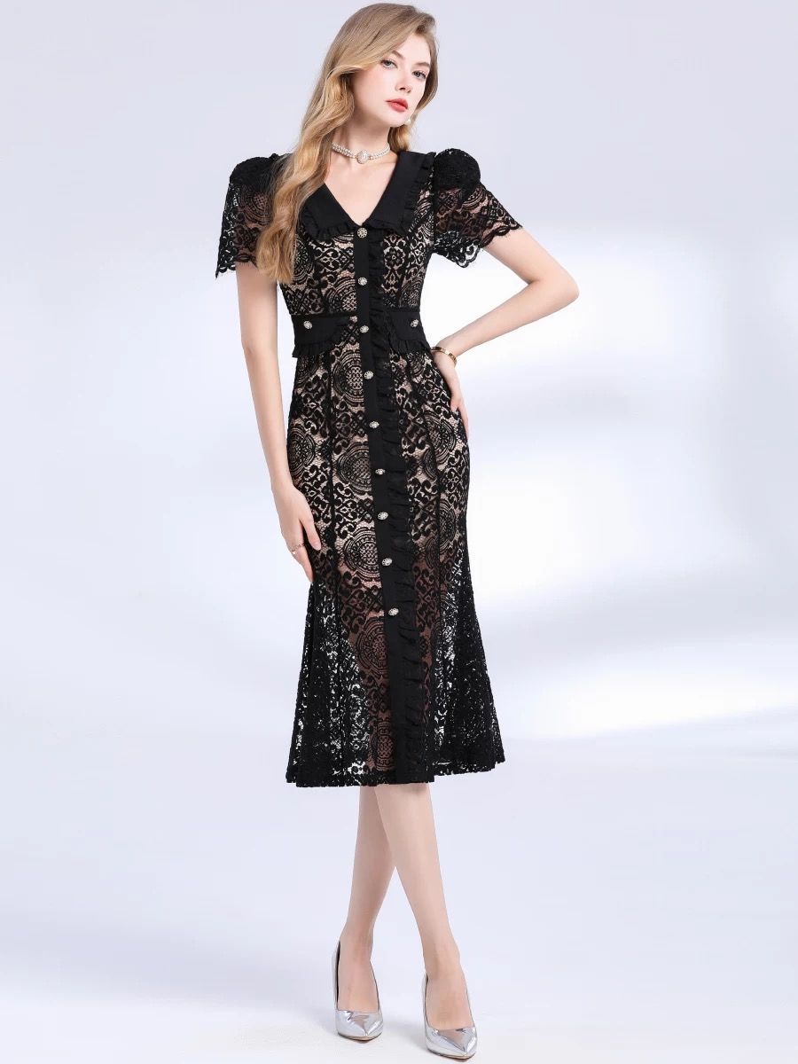 Avani royal lace dress  FD491 image