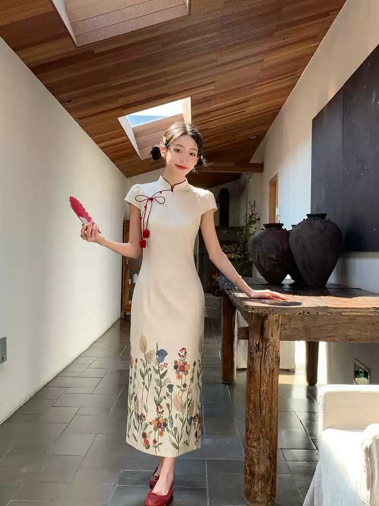 Vibes on vibes print dress CD255 image