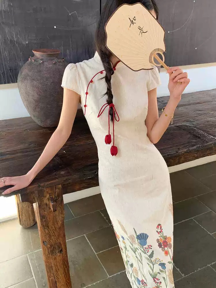 Vibes on vibes print dress CD255 image