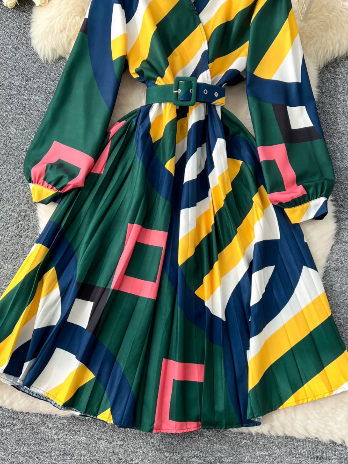 Colorful emotions midi dress FD1471 image