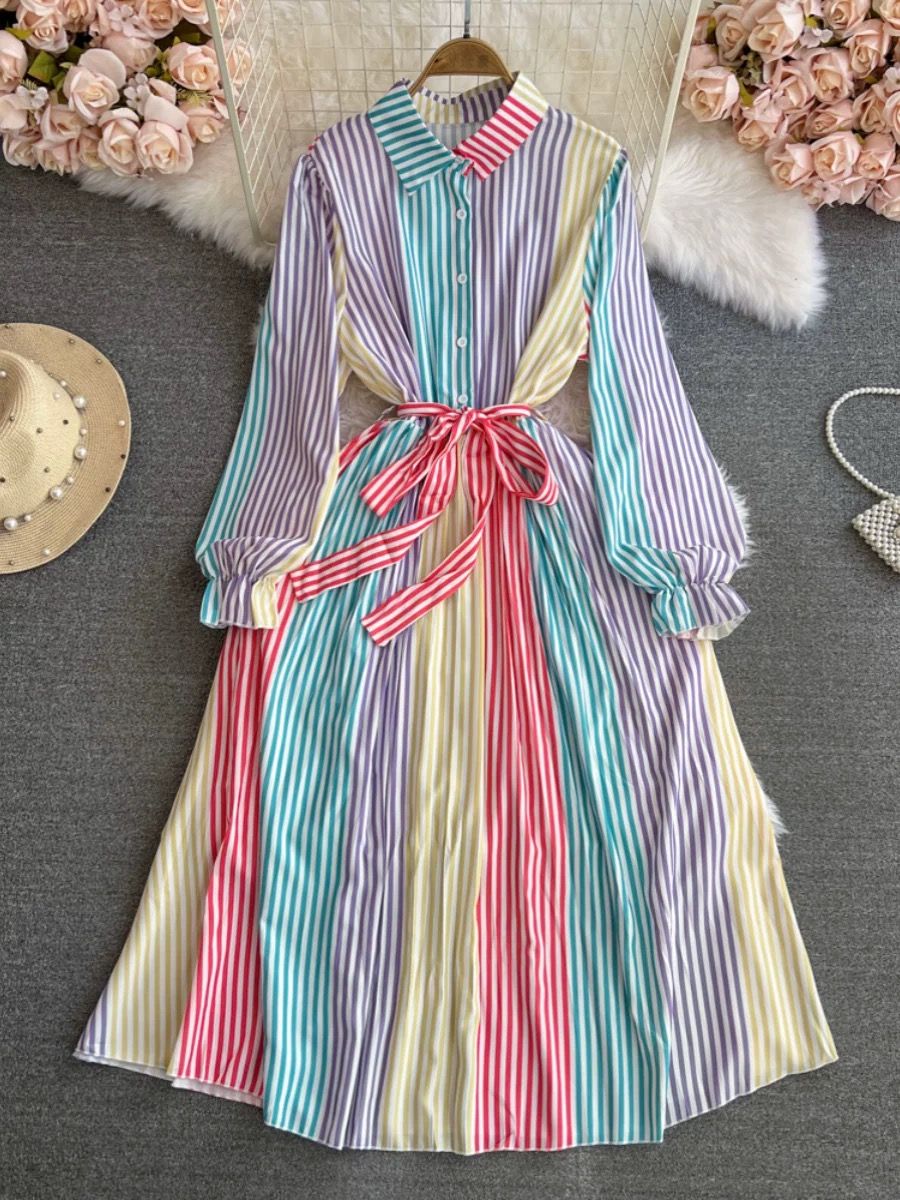 Elevated elegance shirt dress SD103 image