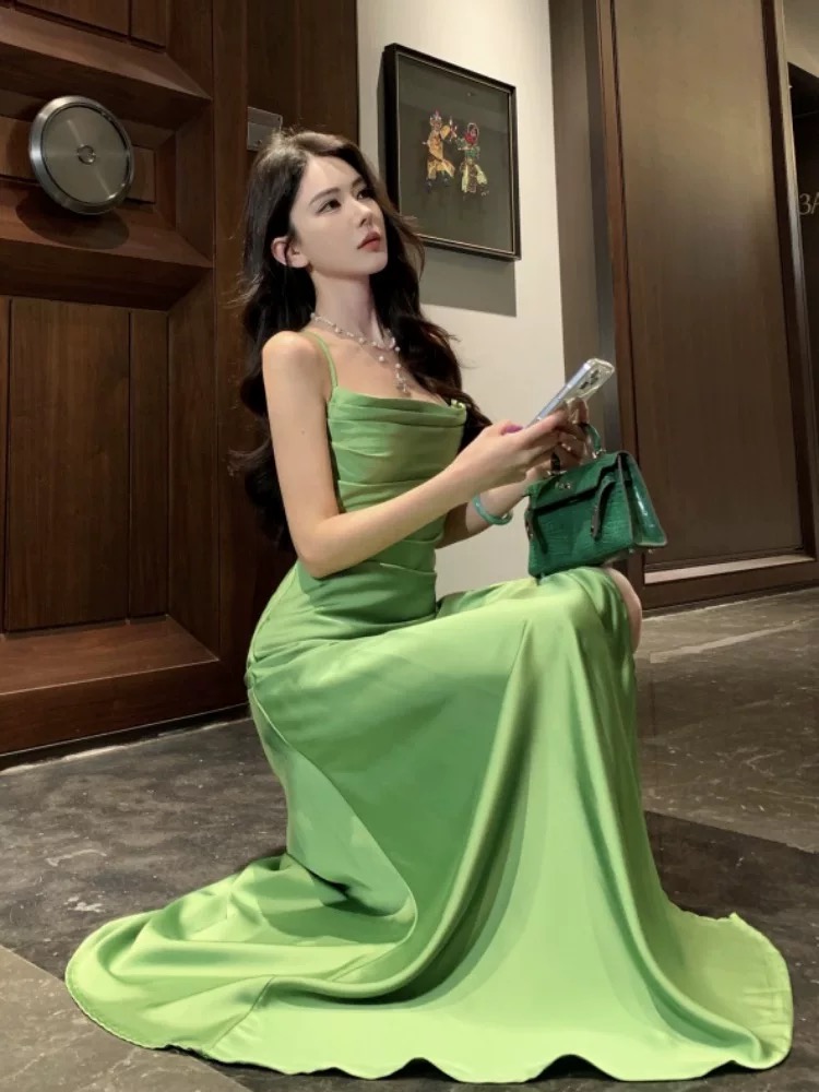 Fun night out silk dress FD401