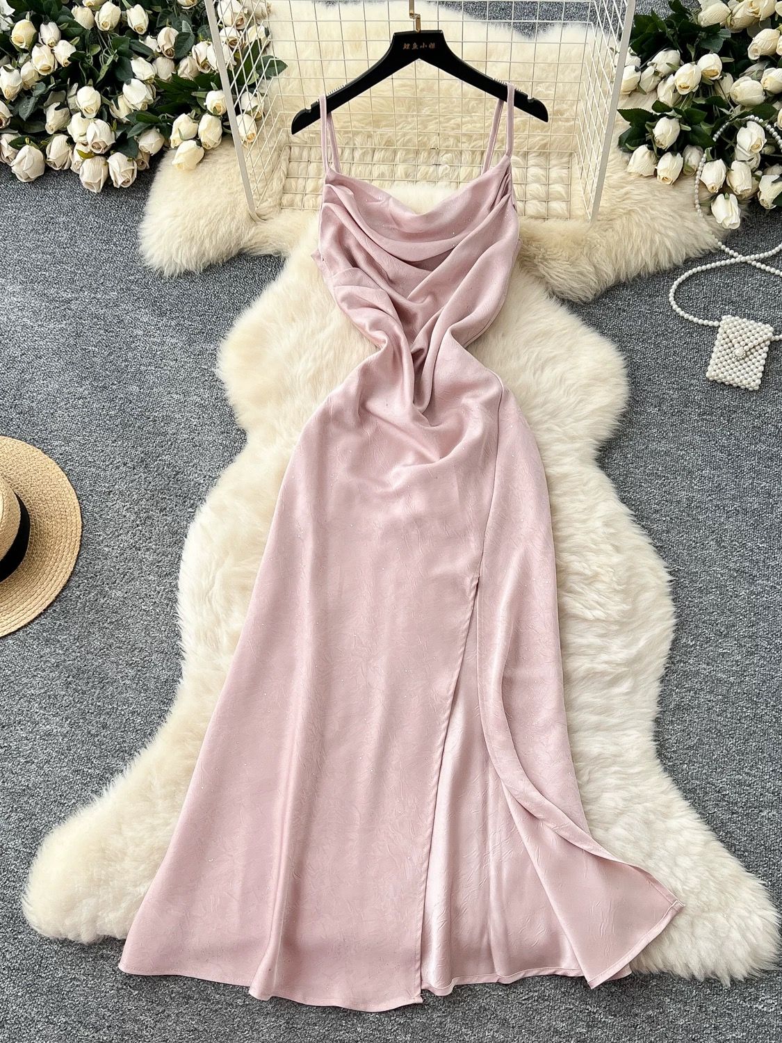 Reserved for you silk dress FD403 image