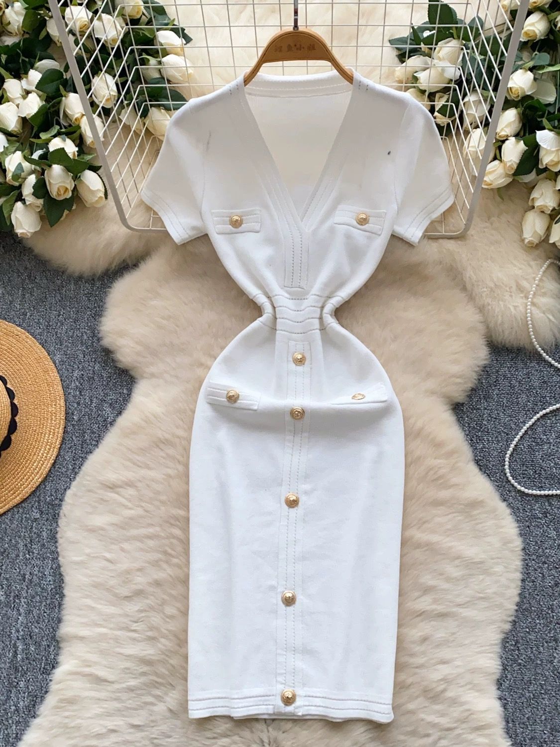 Solid basic dress KBC207 image