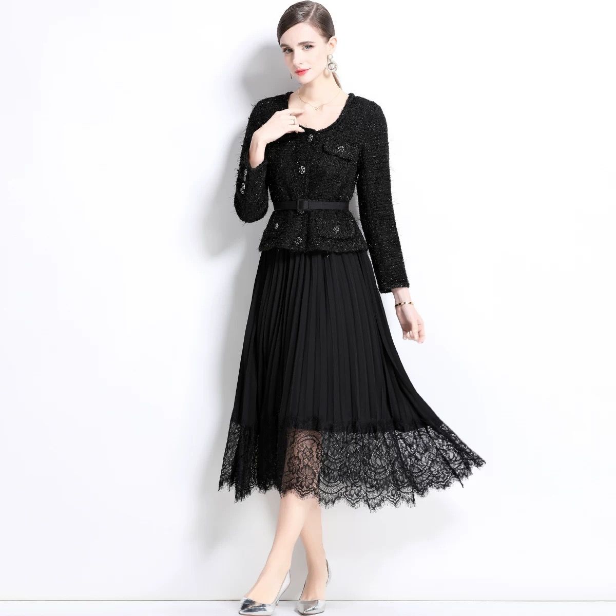 Come my way lace dress FD1334 image