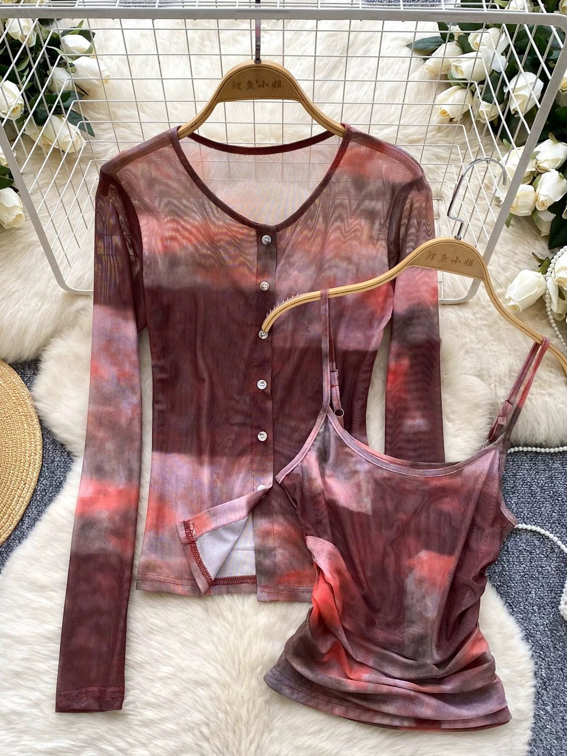 Blooming lust top & vest set CTO230 image