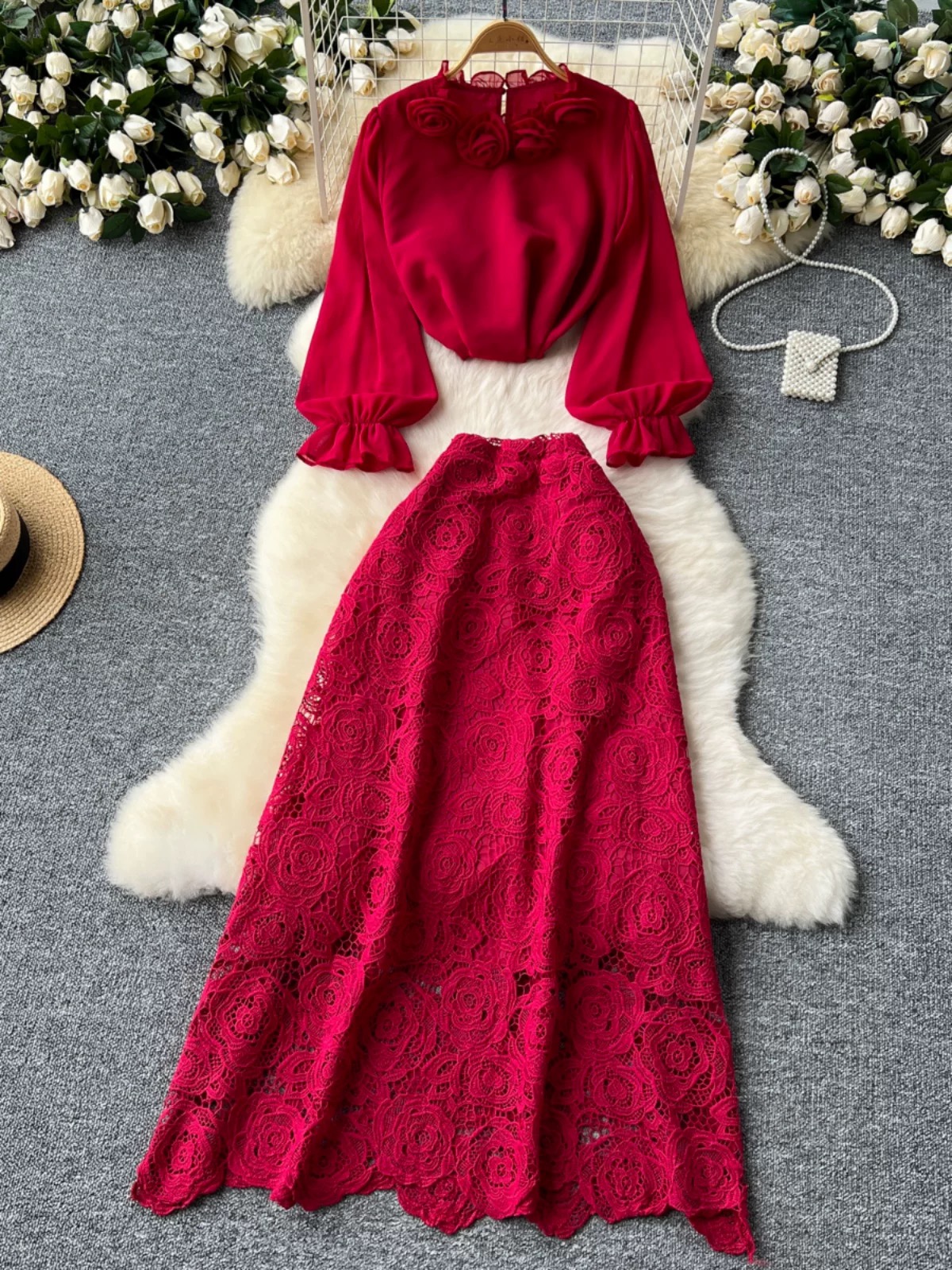 Queen of your heart lace set FTP304