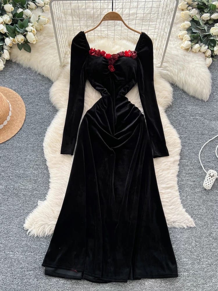 In charge velvet dress FD1312 image