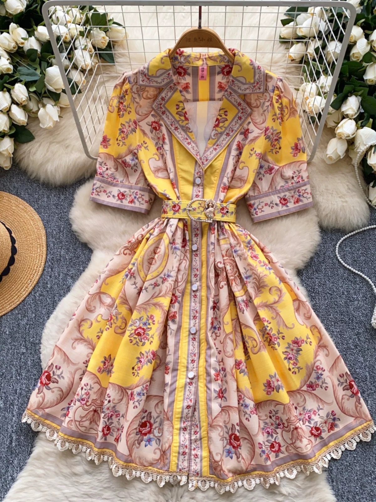 Your cup of tea dress ED397