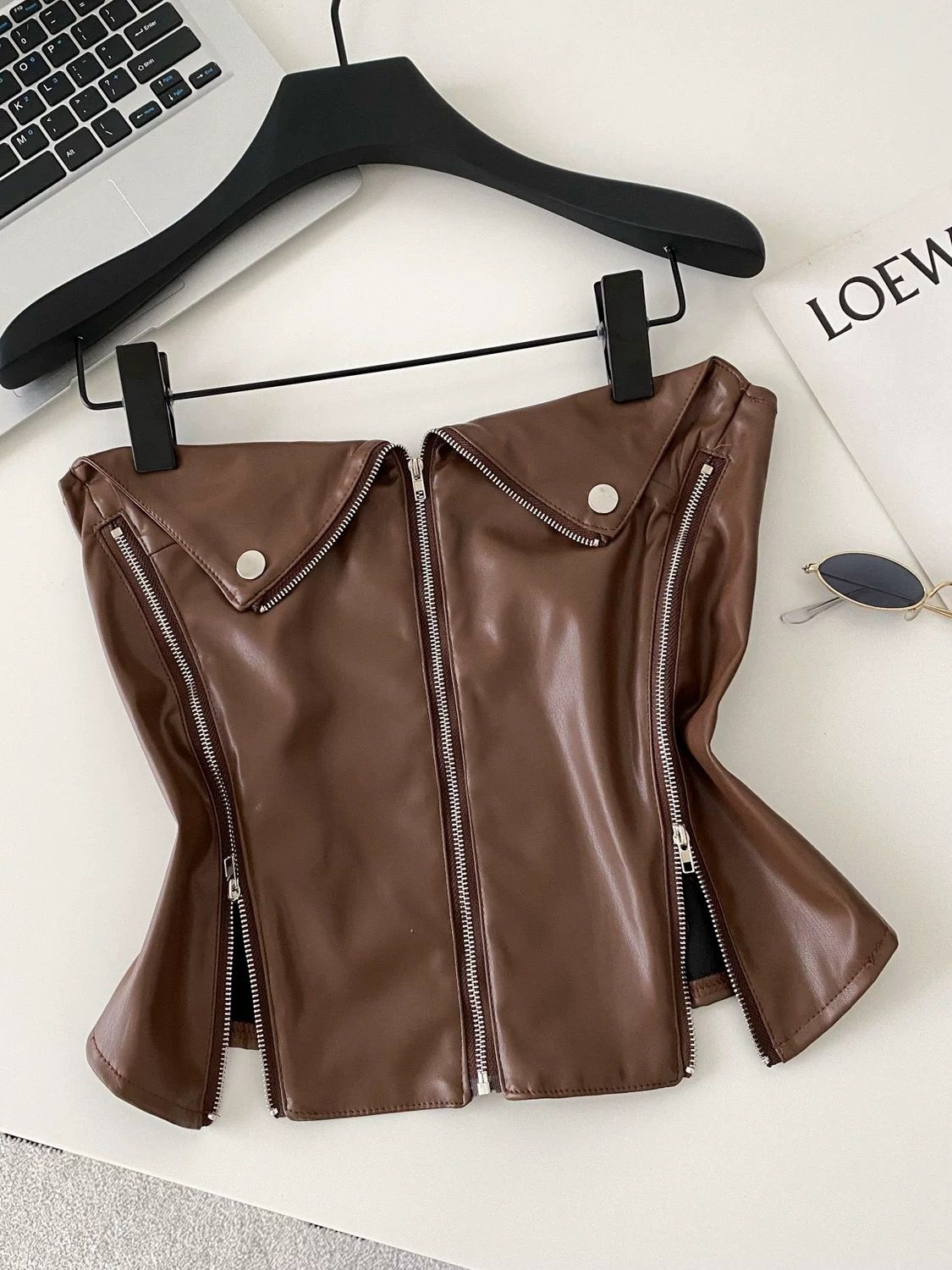 High expectations leather top CTO934 image