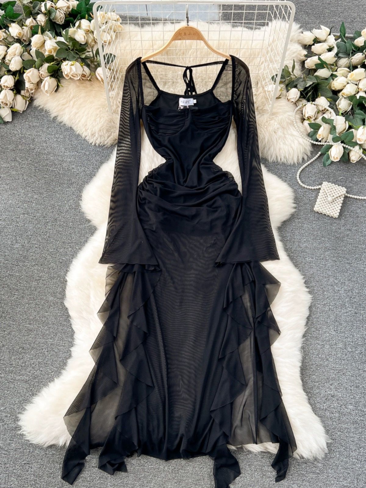 Lasting love ruffle dress CD902 image