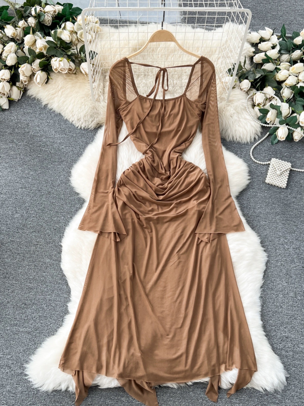 Lasting love ruffle dress CD902 image