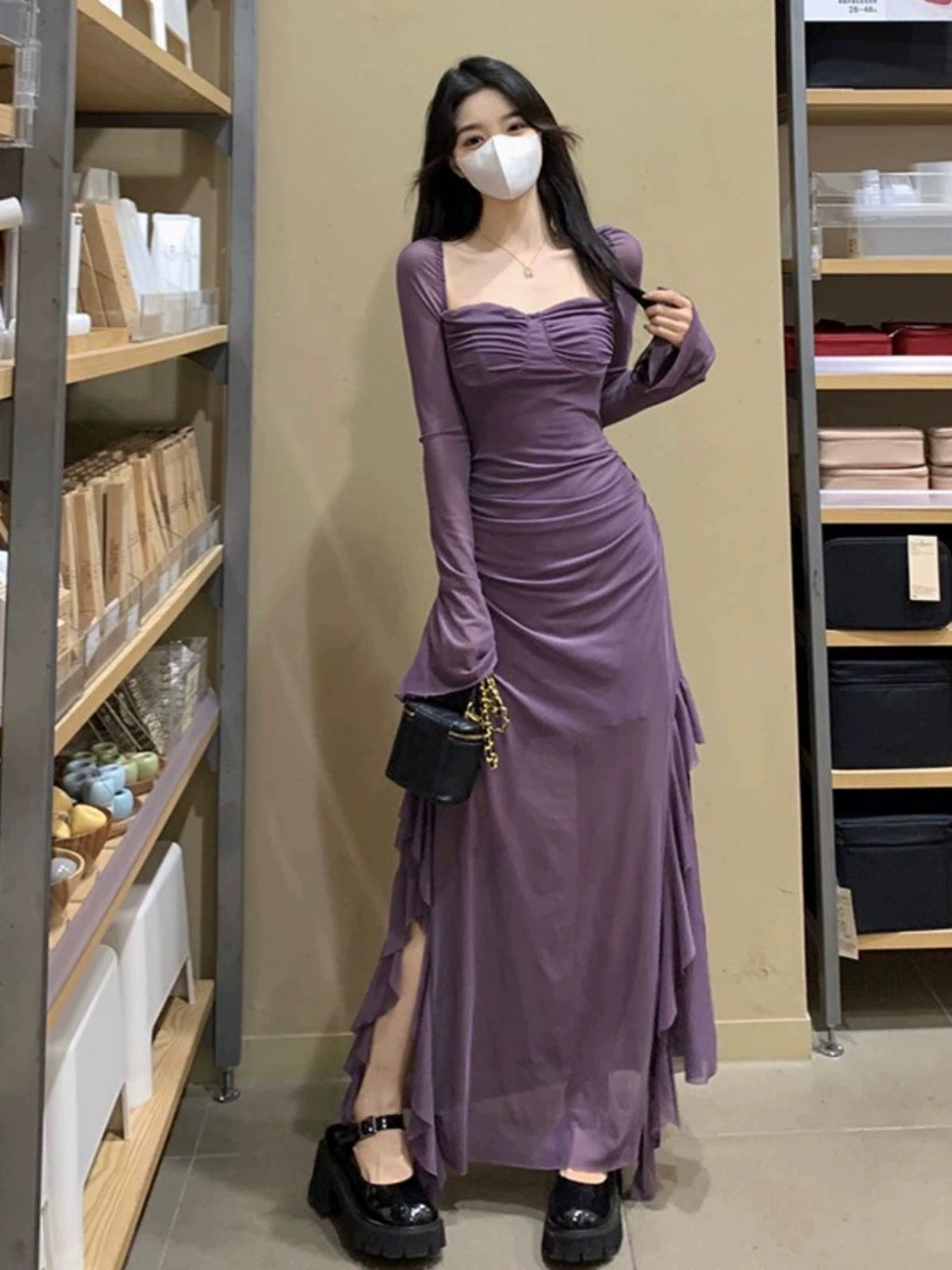 Lasting love ruffle dress CD902 image