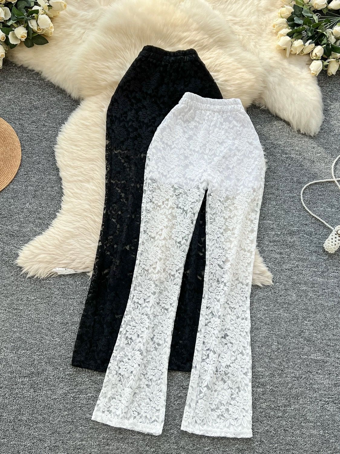 Not so basic lace trousers CP42 image