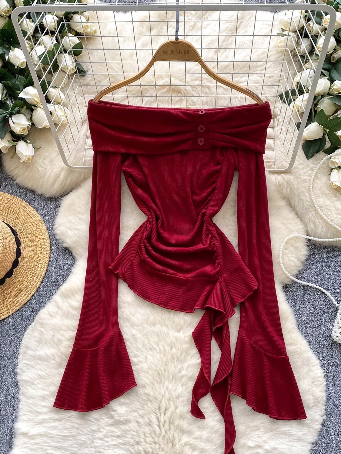 Rich aunty Sunday top CTO812 image