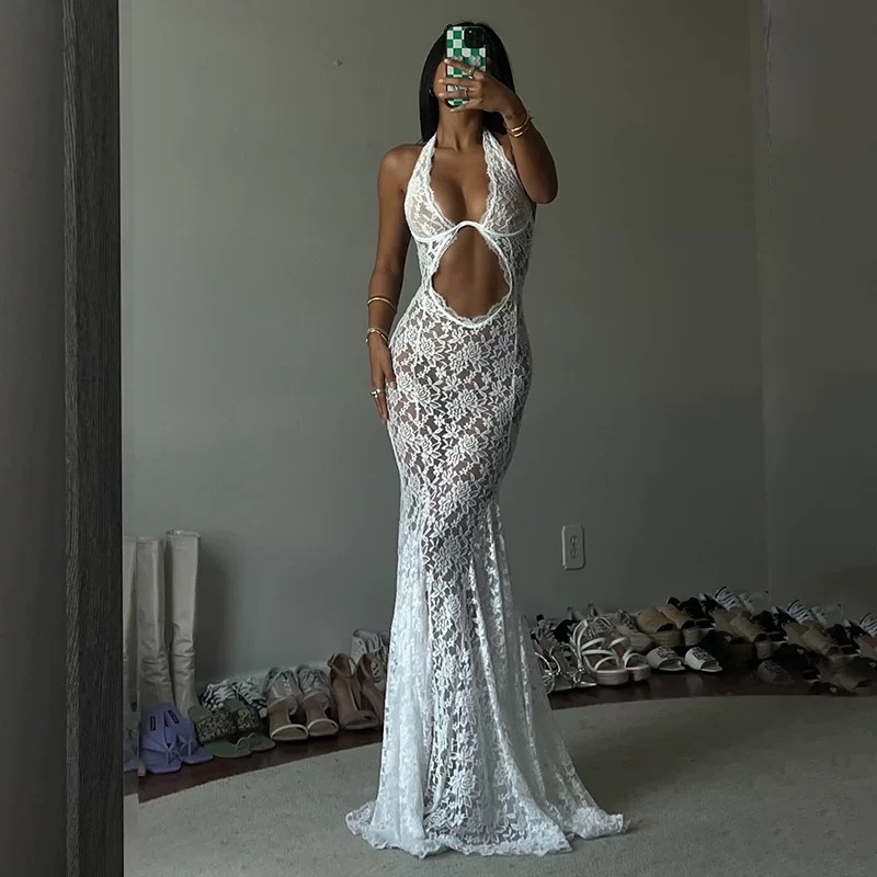Lake como lace dress CD2248 image