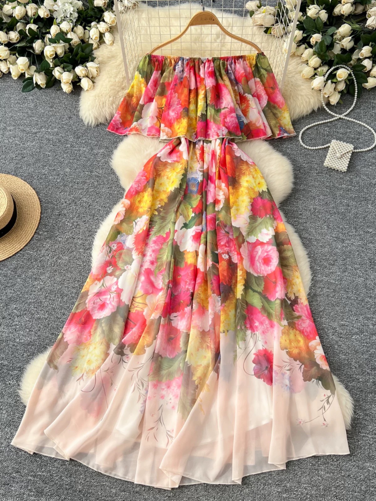 Blue champagne dress FD1221