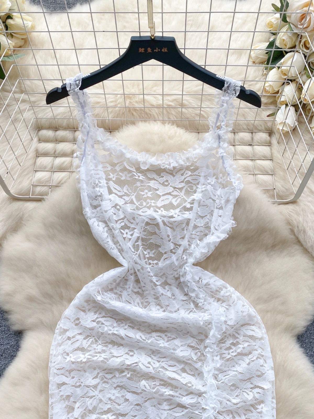 Diamonds and riches lace dress CD1477 image