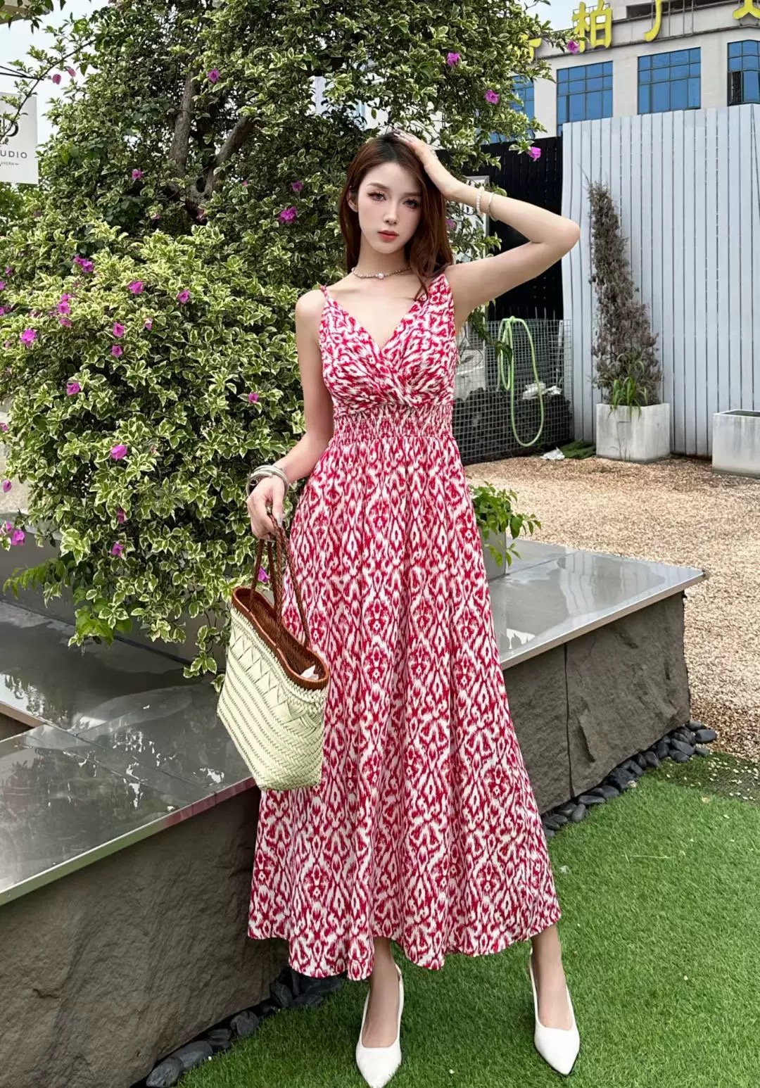 Make you miss me denim dress CD1803