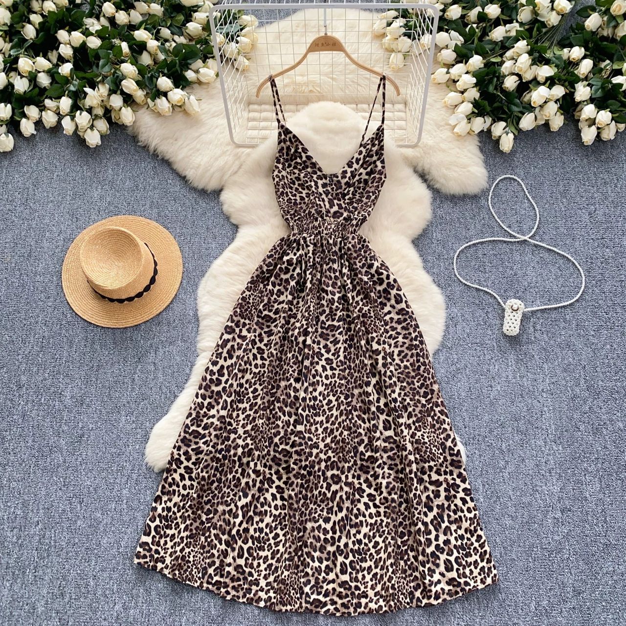 Make you miss me denim dress CD1803 image