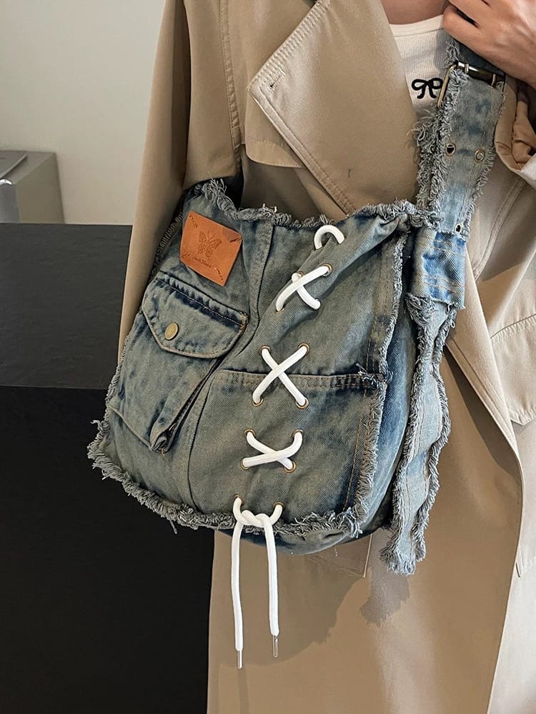 Caught my attention denim bag BG219 image