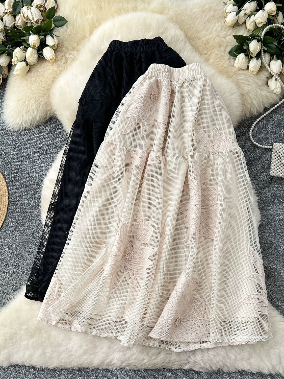 Out past midnight net skirt CS148 image