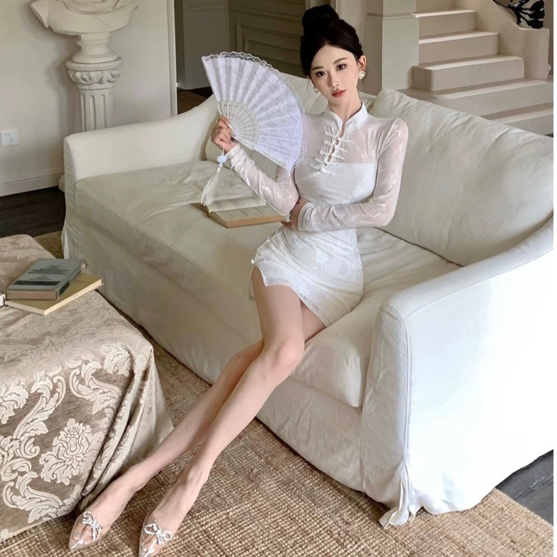 Tensions high qipao dress Q101
