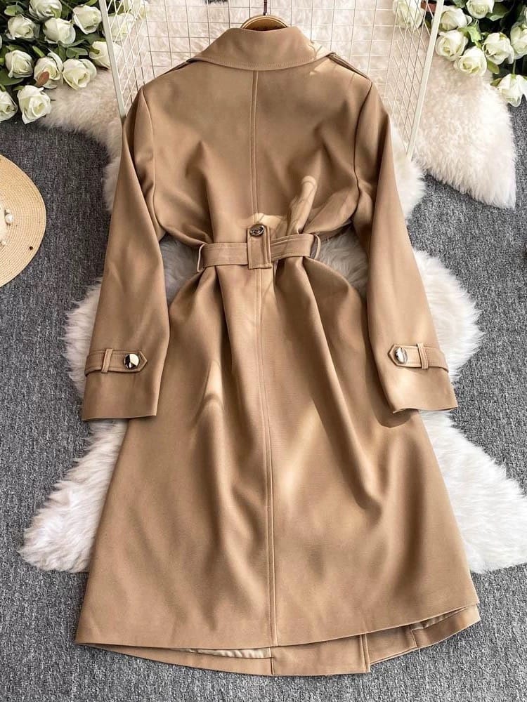 Cue the paparazzi trench coat COA112 image