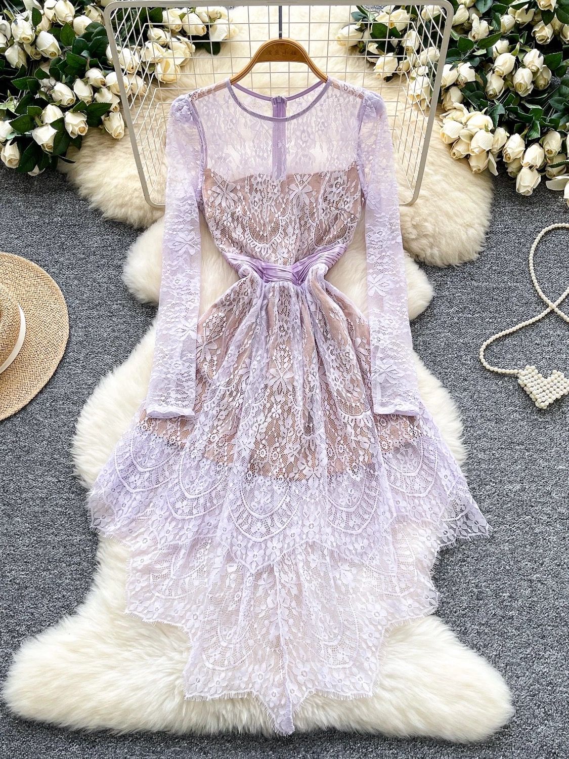 Rich updates lace dress FD1236 image