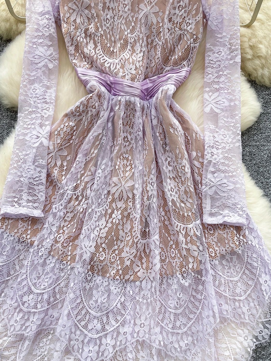 Rich updates lace dress FD1236 image