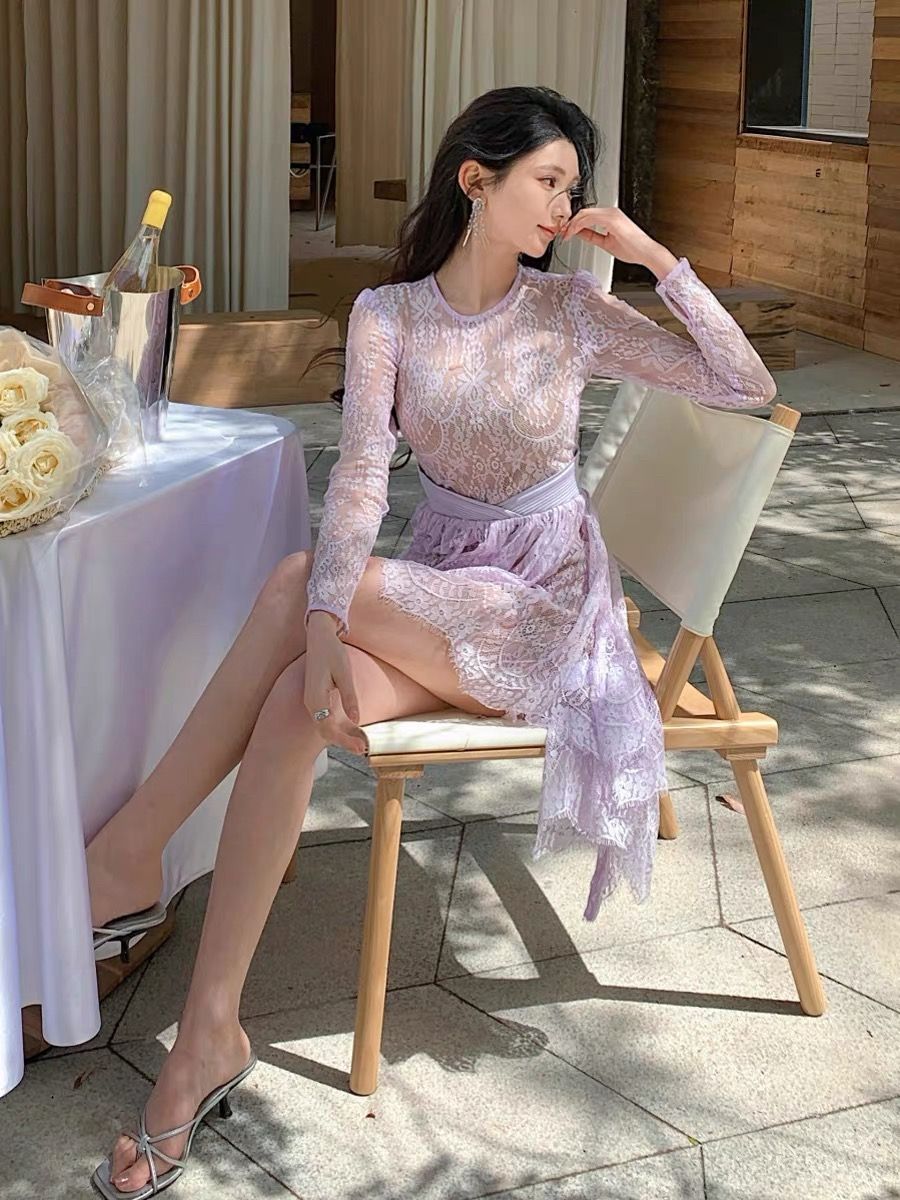 Rich updates lace dress FD1236 image