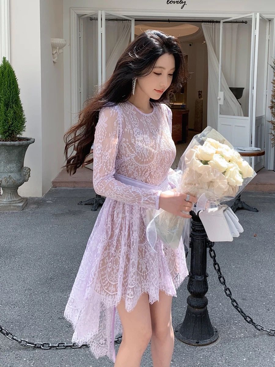 Rich updates lace dress FD1236 image