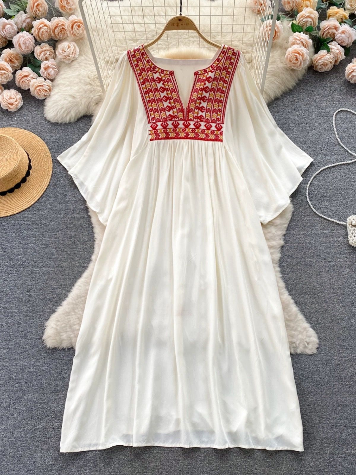 Art of living embroidery dress CD1324 image