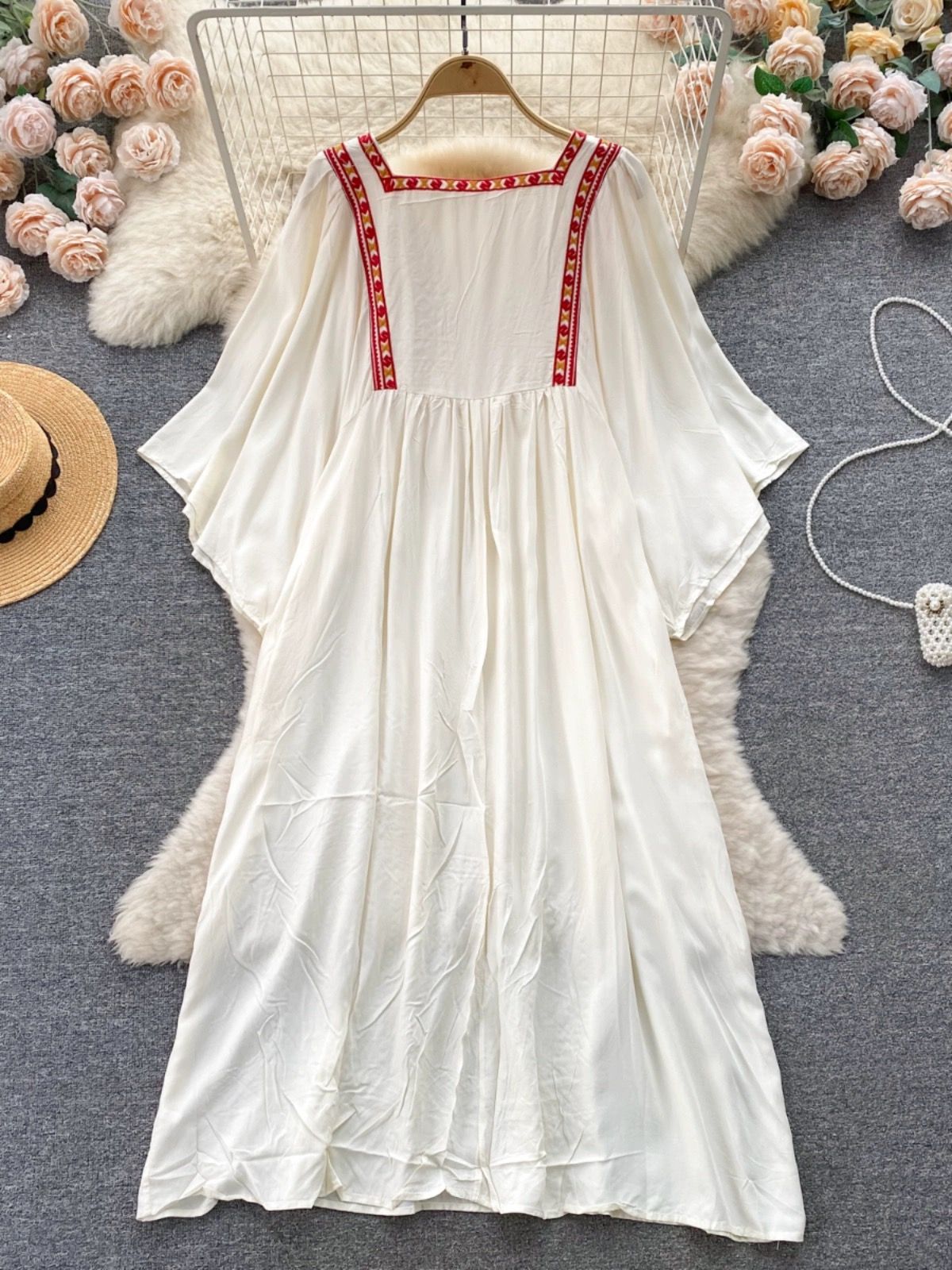 Art of living embroidery dress CD1324 image