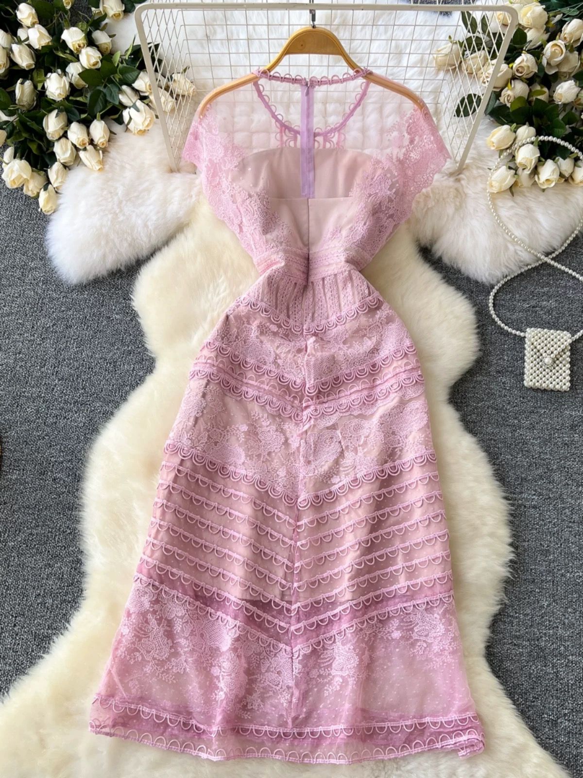 Bae for tonight lace dress FD1125 image