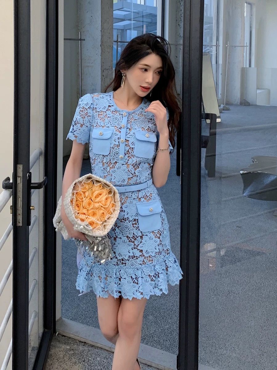 Flower fields lace dress FD1441 image