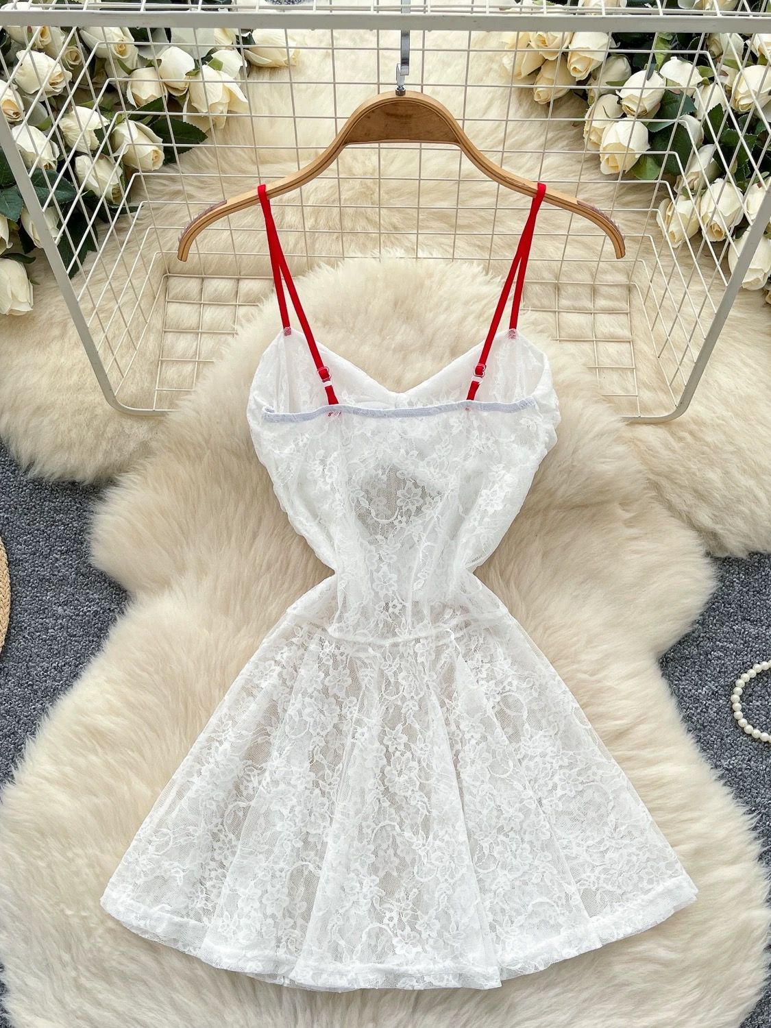 Live for the weekend lace dress CD646 image