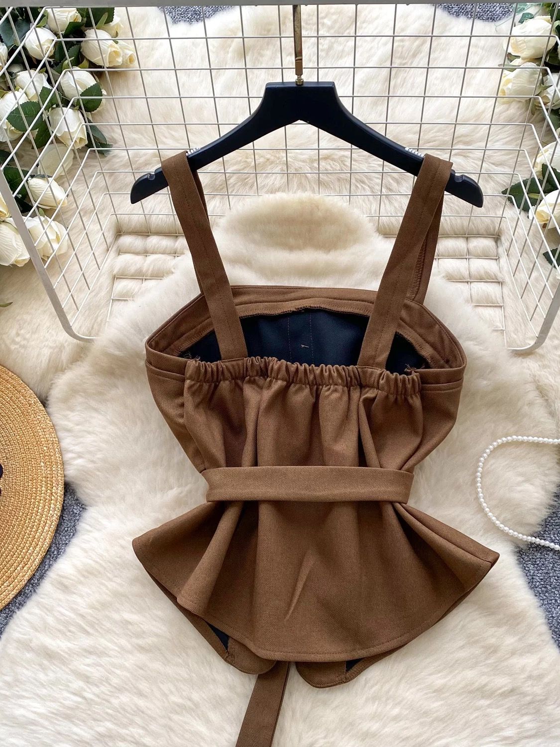 Cold hearted waistcoat top FTO324 image