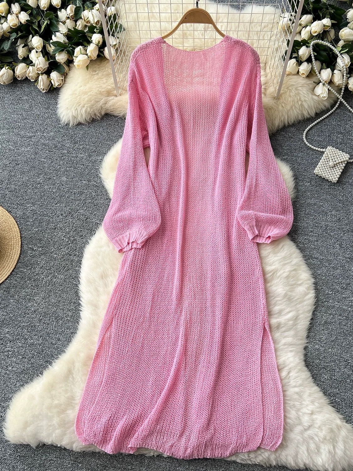 In the stars knitted kimono KM124 image