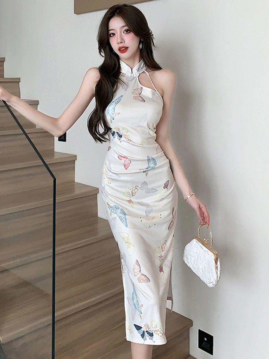 Love you more qipao dress Q105 image