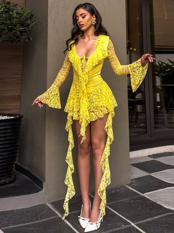 One of those nights lace dress CD873