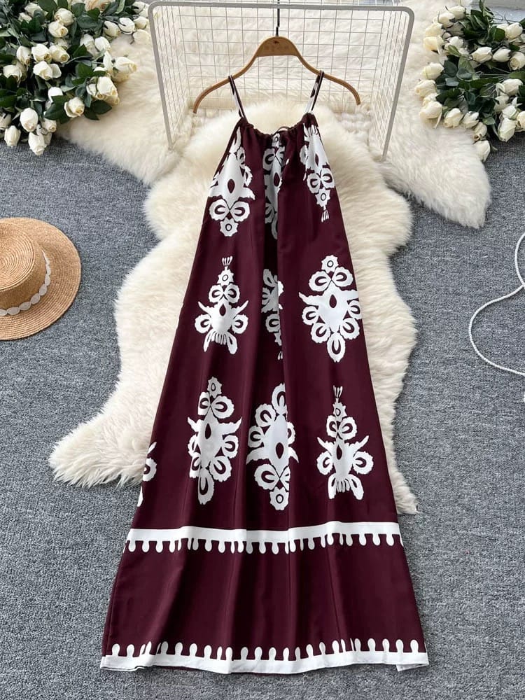 Always the hero print dress CD228 image