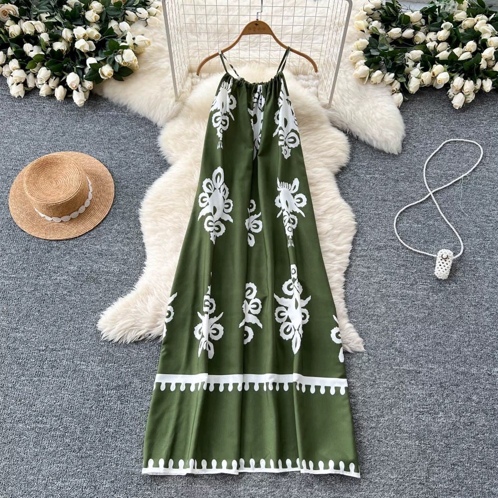 Always the hero print dress CD228 image