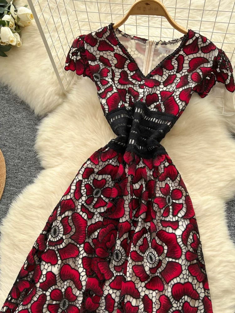 No excuses lace dress FD399 image