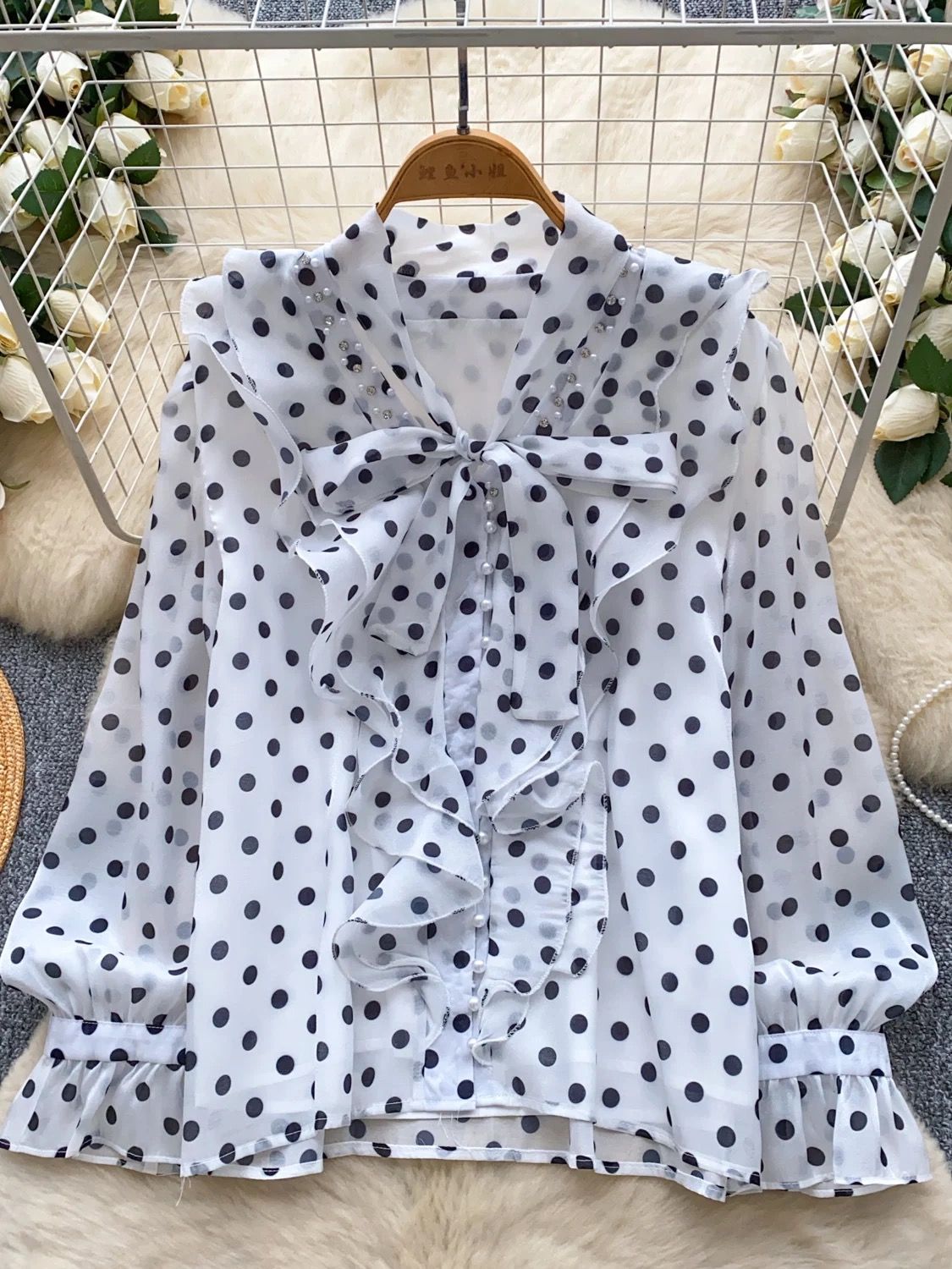 More sunshine polka blouse BE416 image