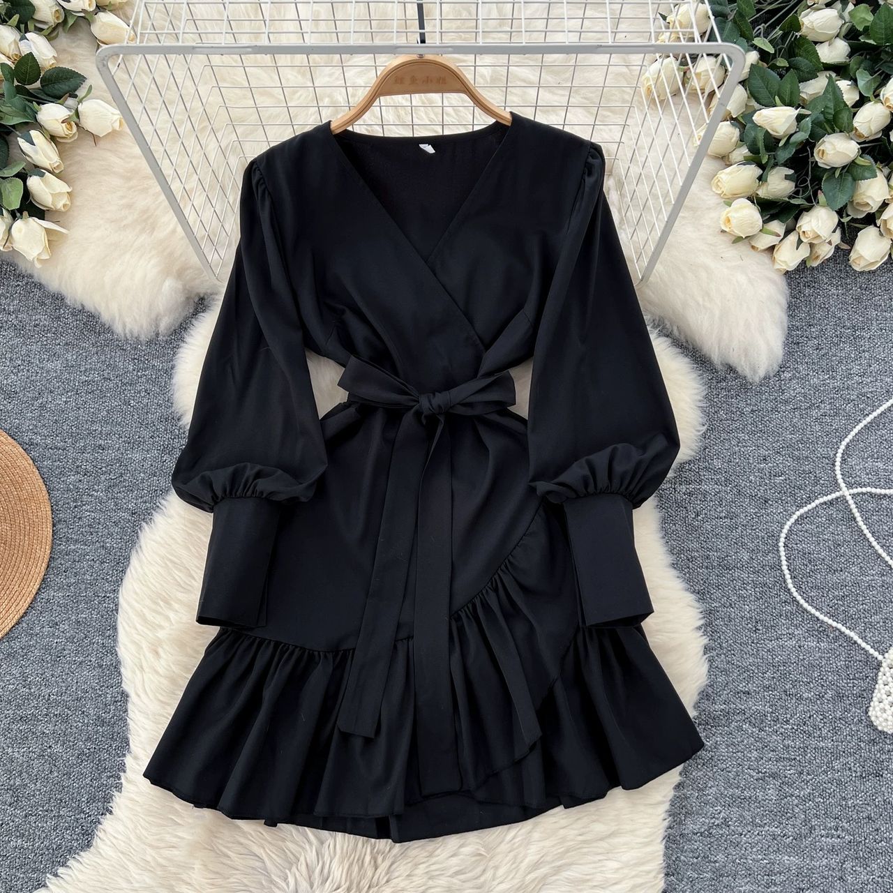 Leaving you on read print dress CD864 image