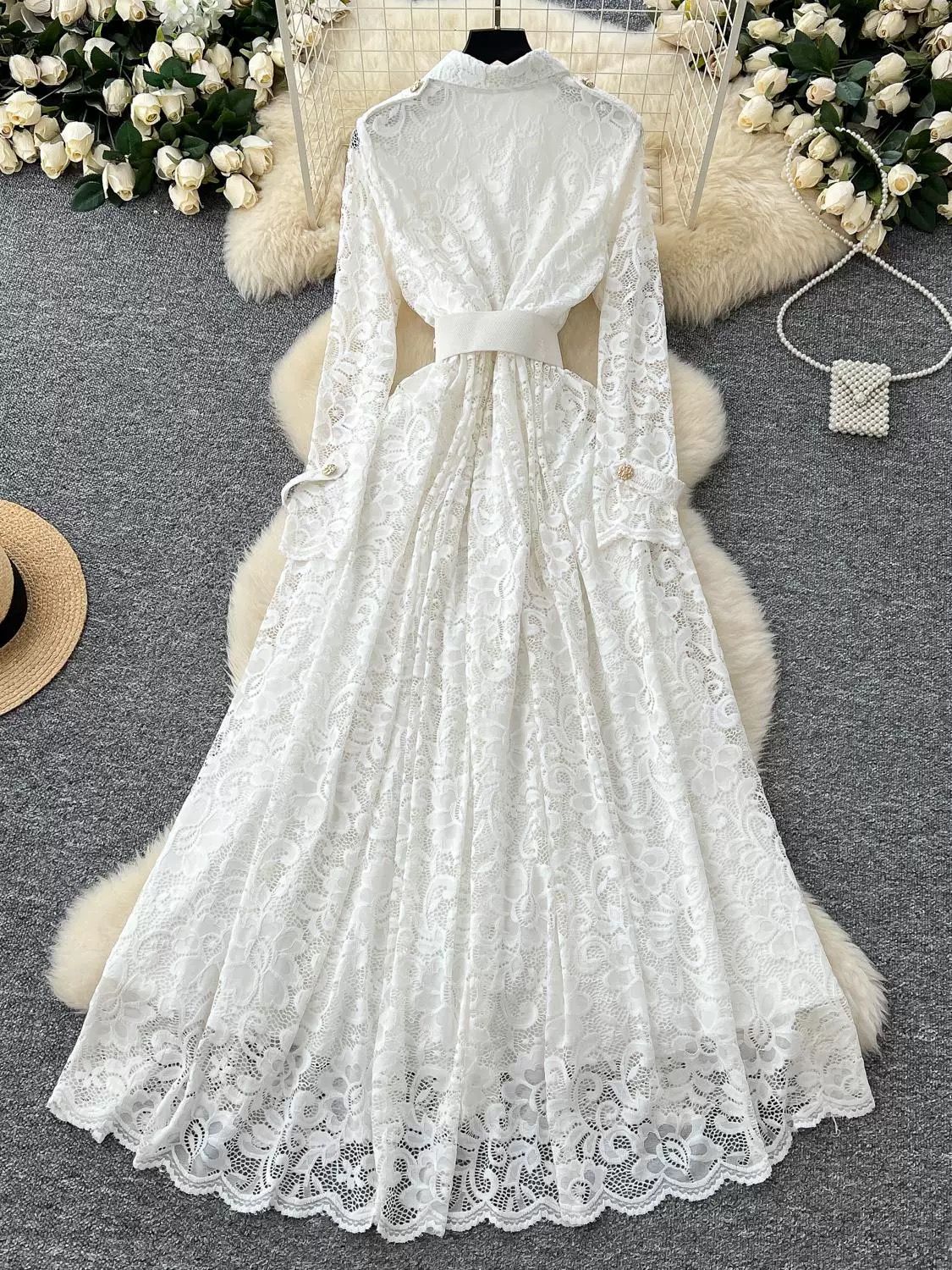 City at night lace dress FD1239 image