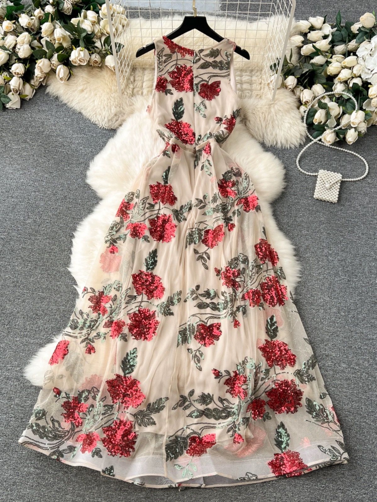 5 oclock party floral dress EVD241 image